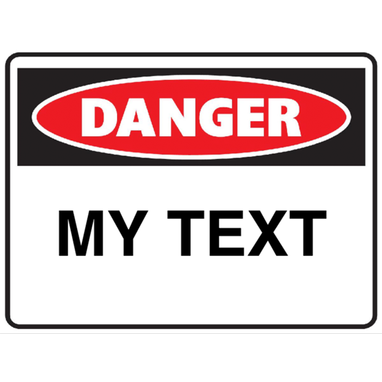 danger sign templates to create a custom danger safety signs